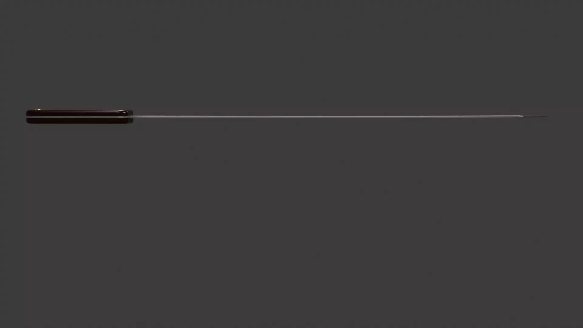 Scimitar Low-poly 3D model_3