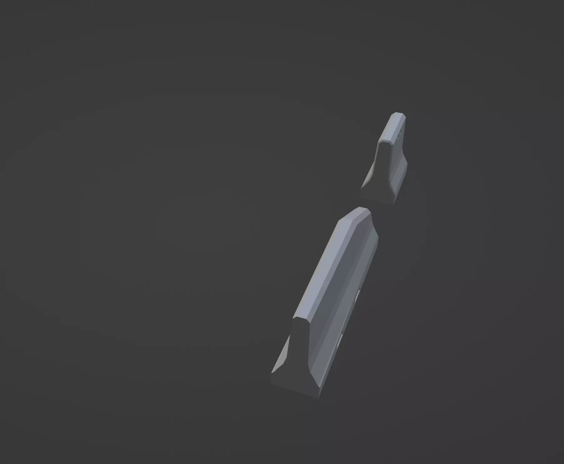 Concrete Objects Low-poly 3D model_4