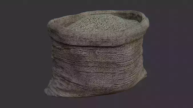 Spice Sack Burlap Bag with Green Peppercorns