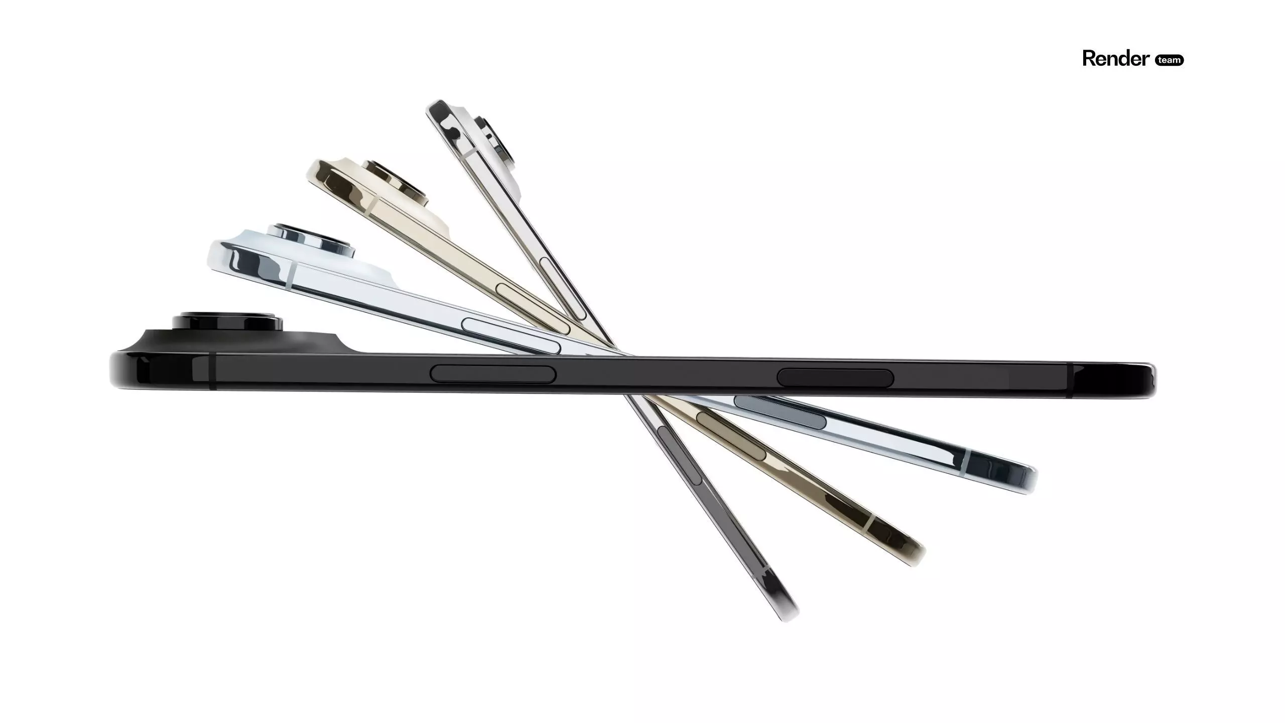 Apple iPhone 17 Air 2025 - 4 Colors 3D model_4