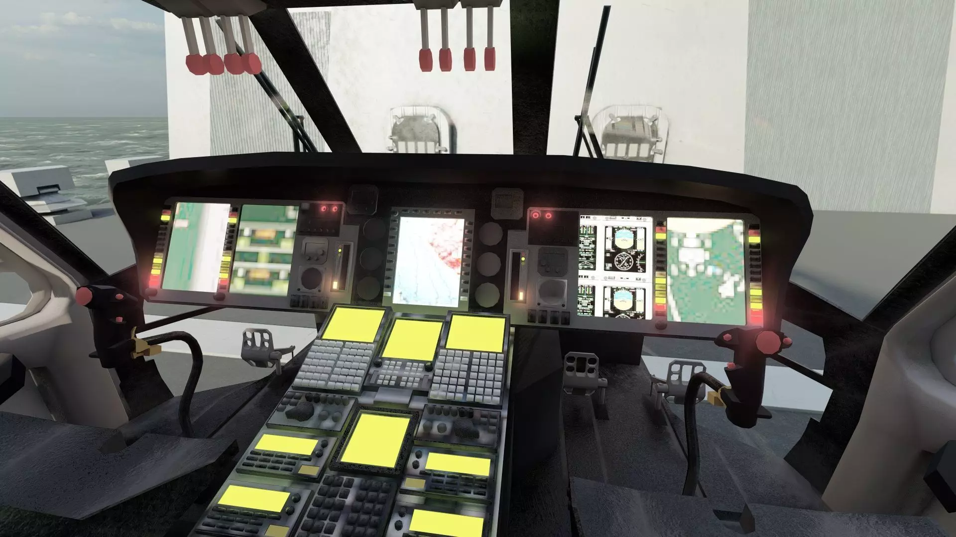 US NAVY NUCLEAR POWERED CRUISER 3D model_38