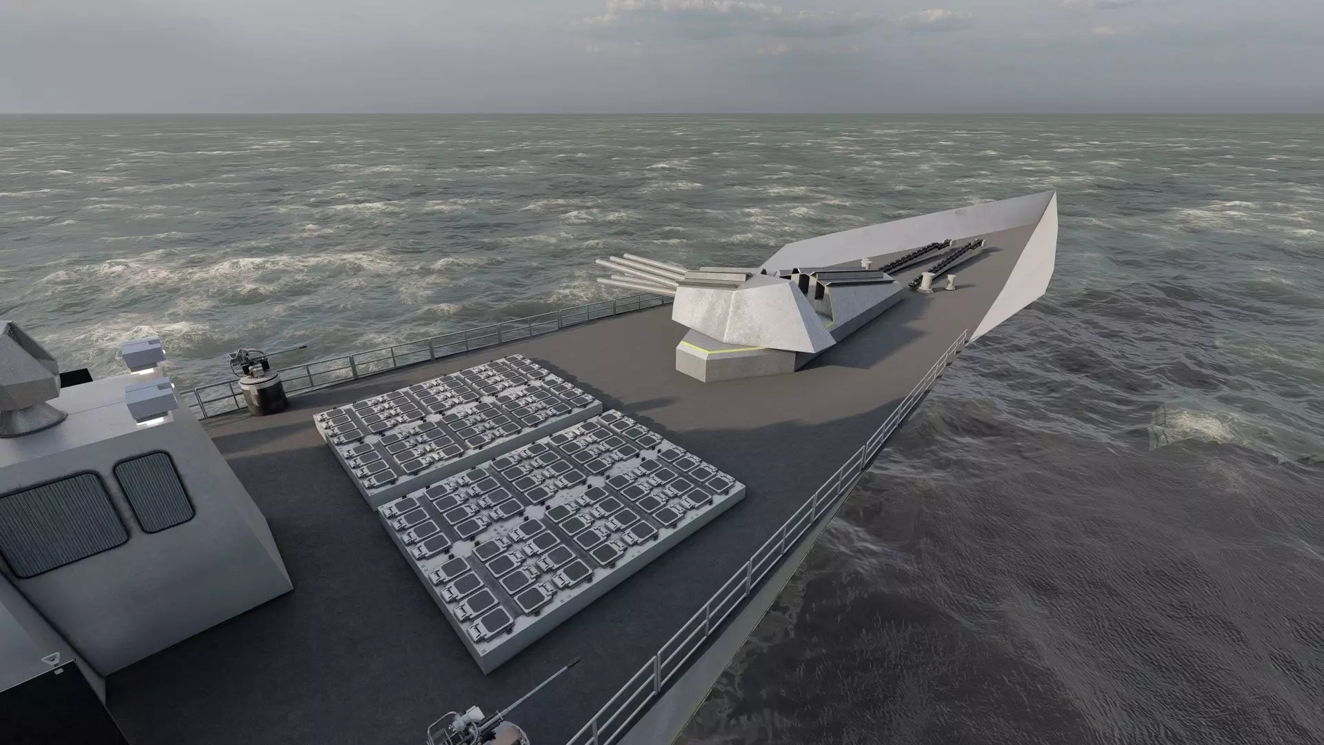 US NAVY NUCLEAR POWERED CRUISER 3D model_20