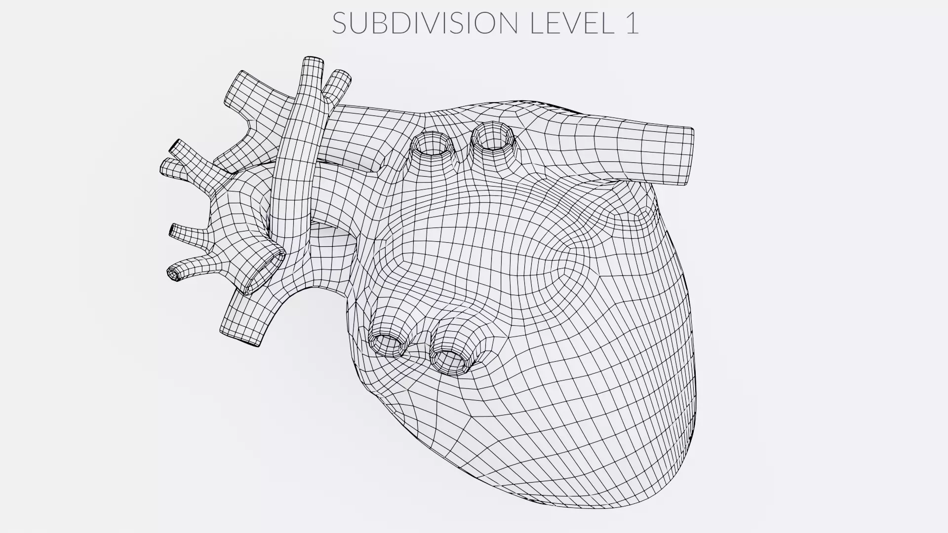 -Heart Animated- Low-poly 3D model_17