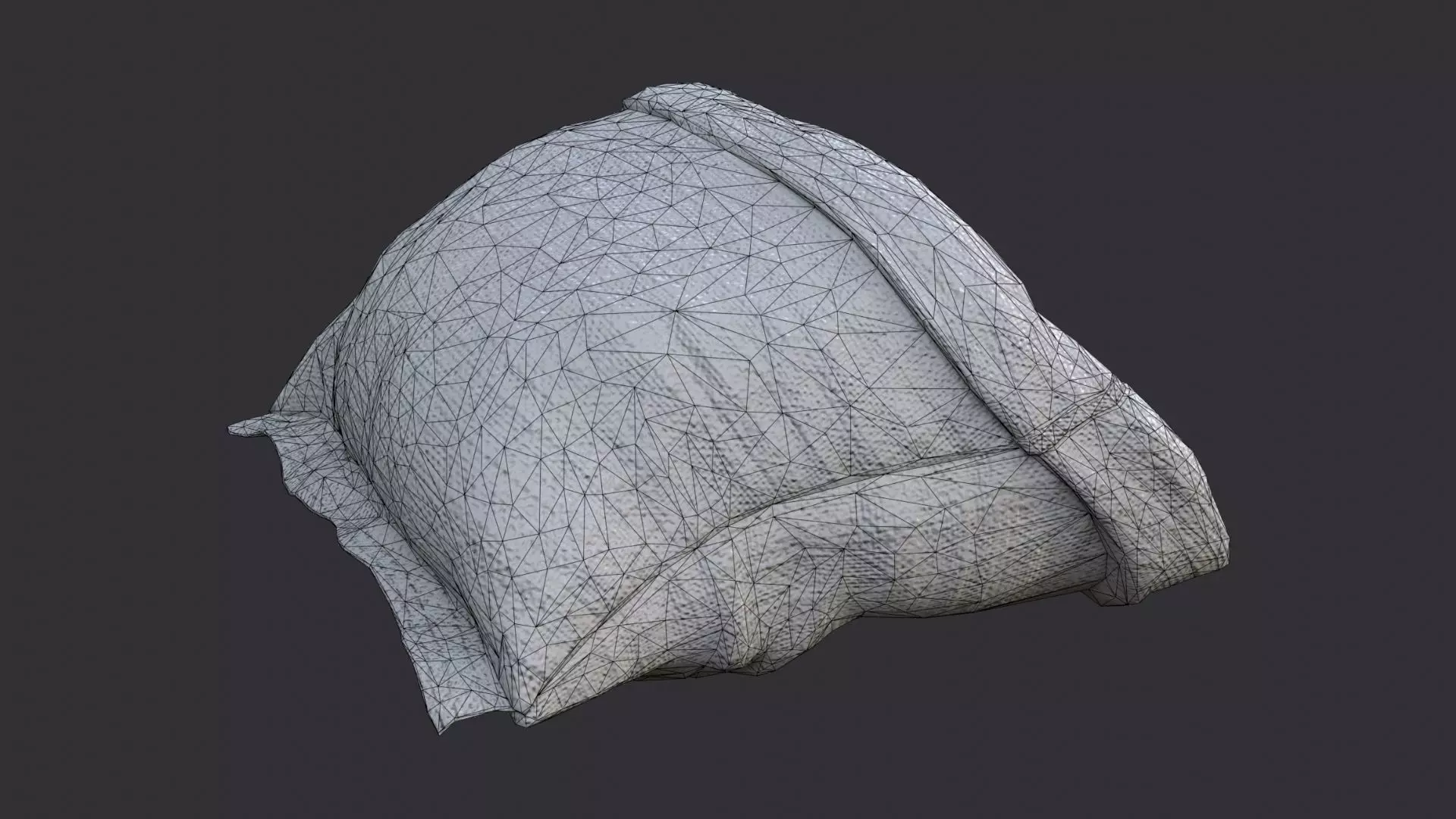 Spice Sack Peppercorns Low-poly 3D model_7