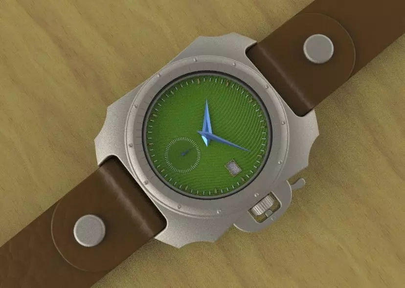 Wrist Watch V03 3D print model_0