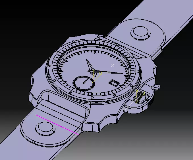 Wrist Watch V03 3D print model_29