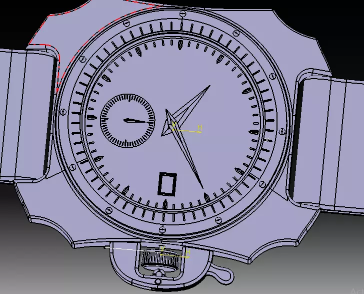 Wrist Watch V03 3D print model_18