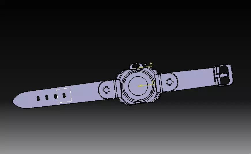 Wrist Watch V03 3D print model_10