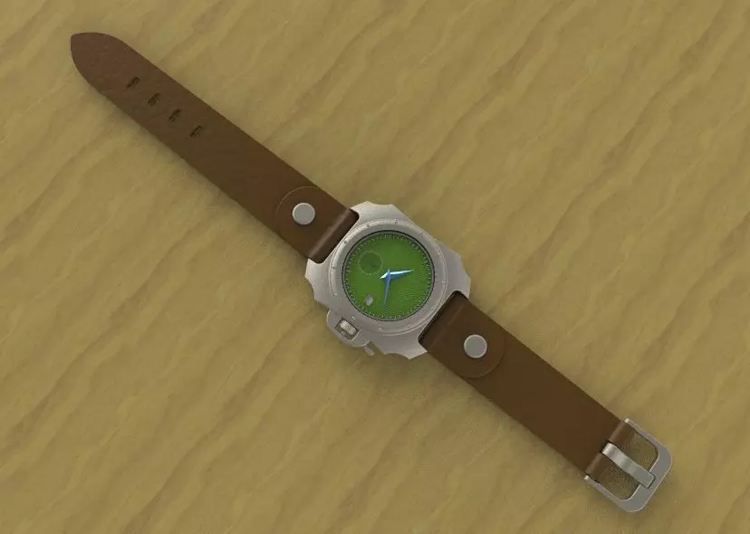 Wrist Watch V03 3D print model_3
