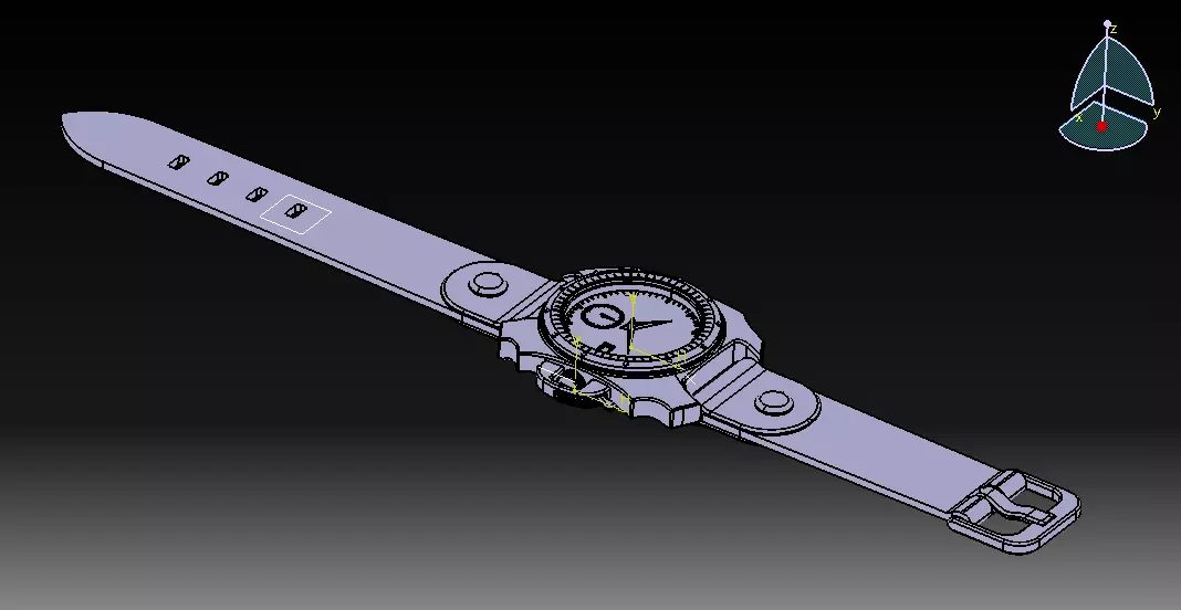 Wrist Watch V03 3D print model_12