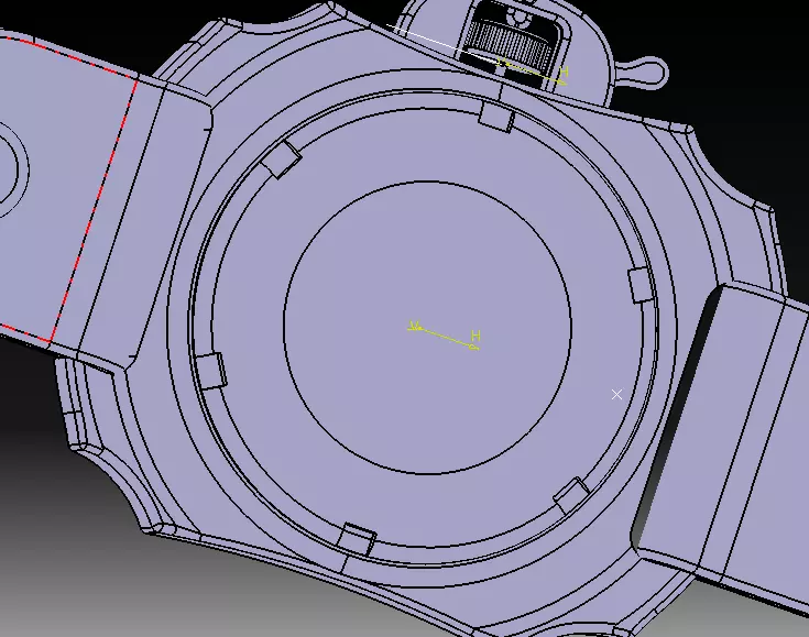 Wrist Watch V03 3D print model_20