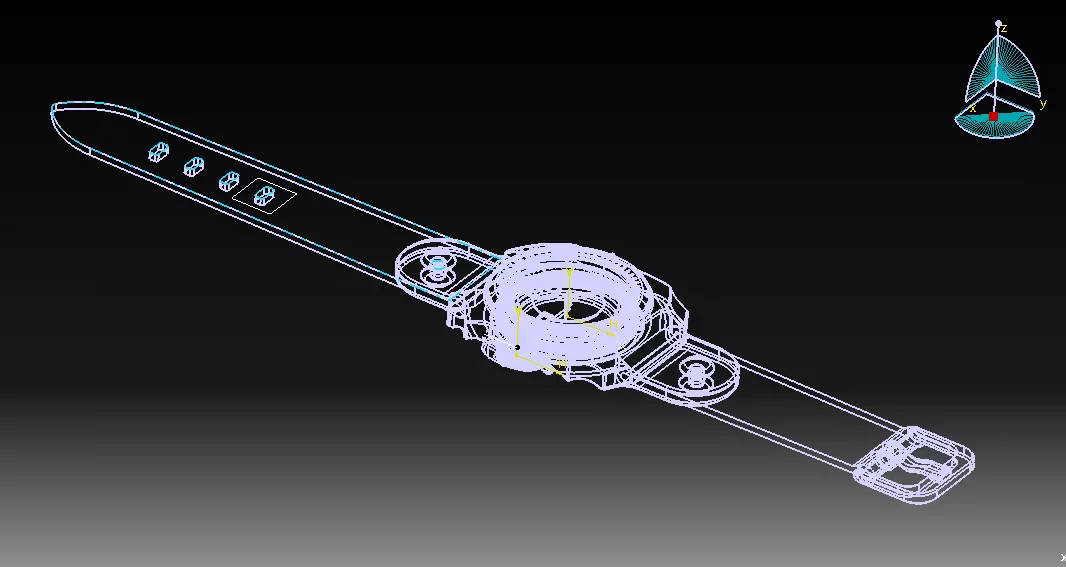 Wrist Watch V03 3D print model_13