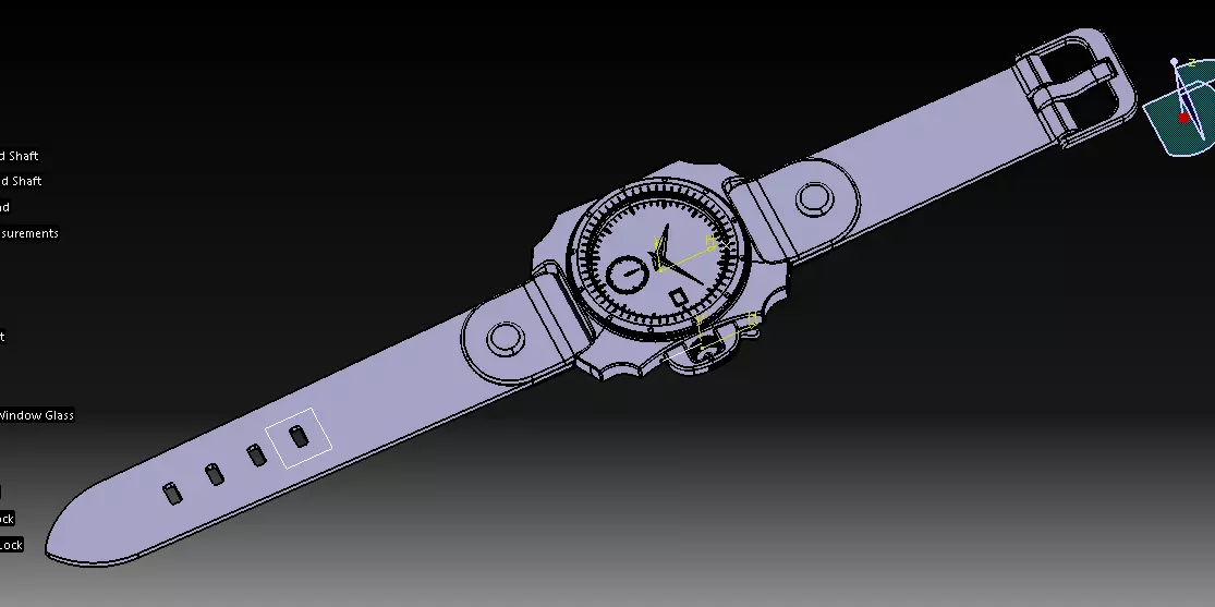 Wrist Watch V03 3D print model_5