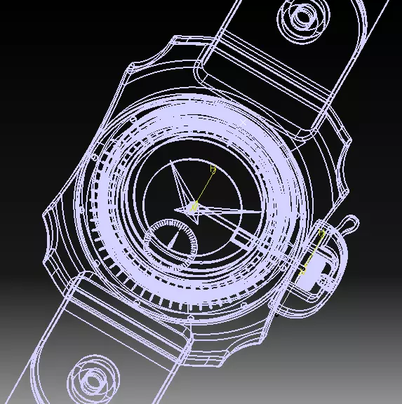 Wrist Watch V03 3D print model_25