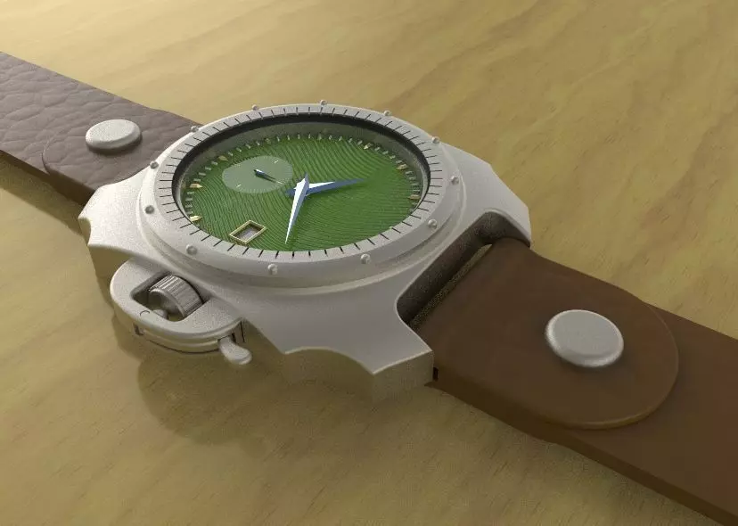 Wrist Watch V03 3D print model_49