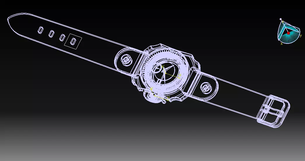 Wrist Watch V03 3D print model_15