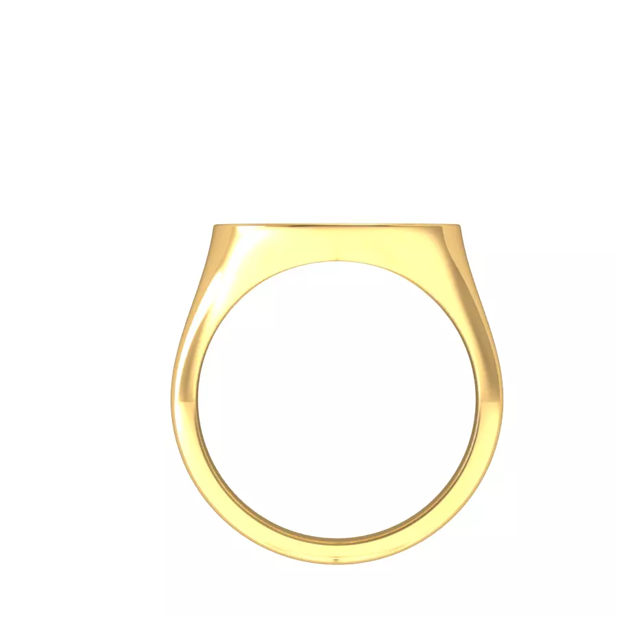 Bitcoin ladies ring 3D print model_4