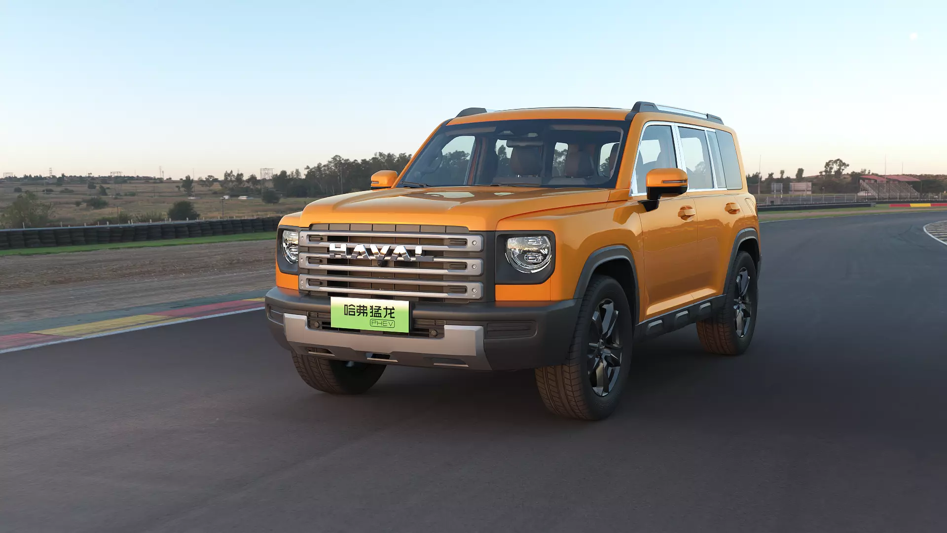 2023 Haval Raptor with lowpoly interior Low-poly 3D model_0
