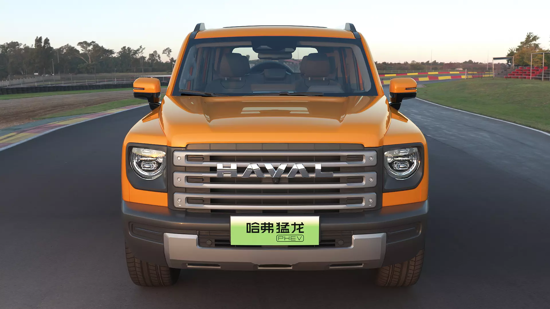 2023 Haval Raptor with lowpoly interior Low-poly 3D model_1