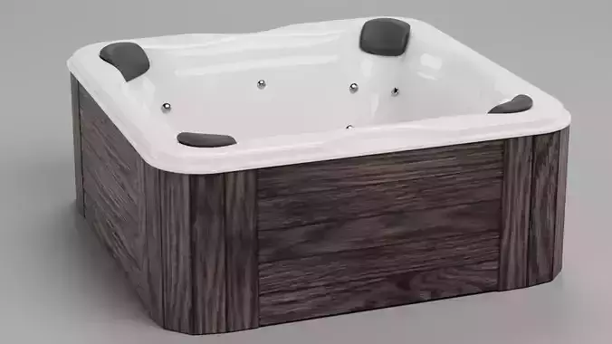 - Hot Tub Wooden-