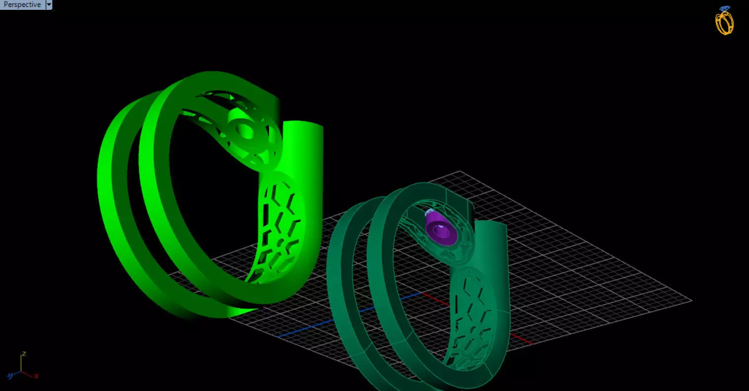 modern geometric ring 3D print model_37