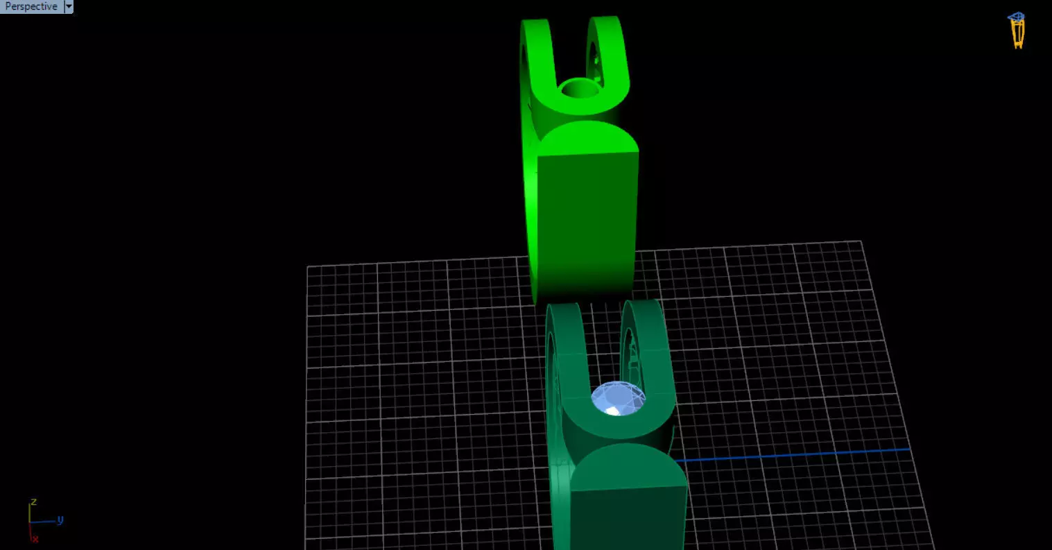 modern geometric ring 3D print model_16