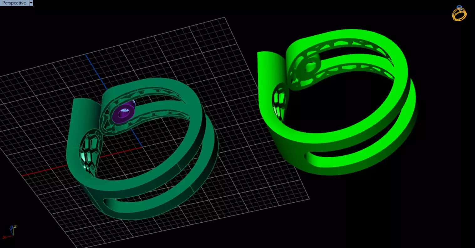 modern geometric ring 3D print model_59