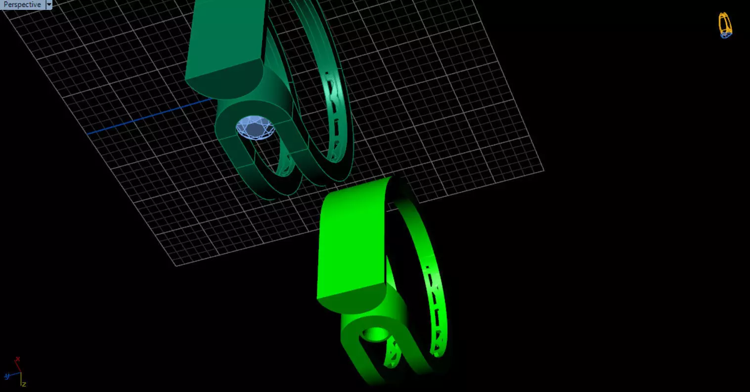 modern geometric ring 3D print model_26