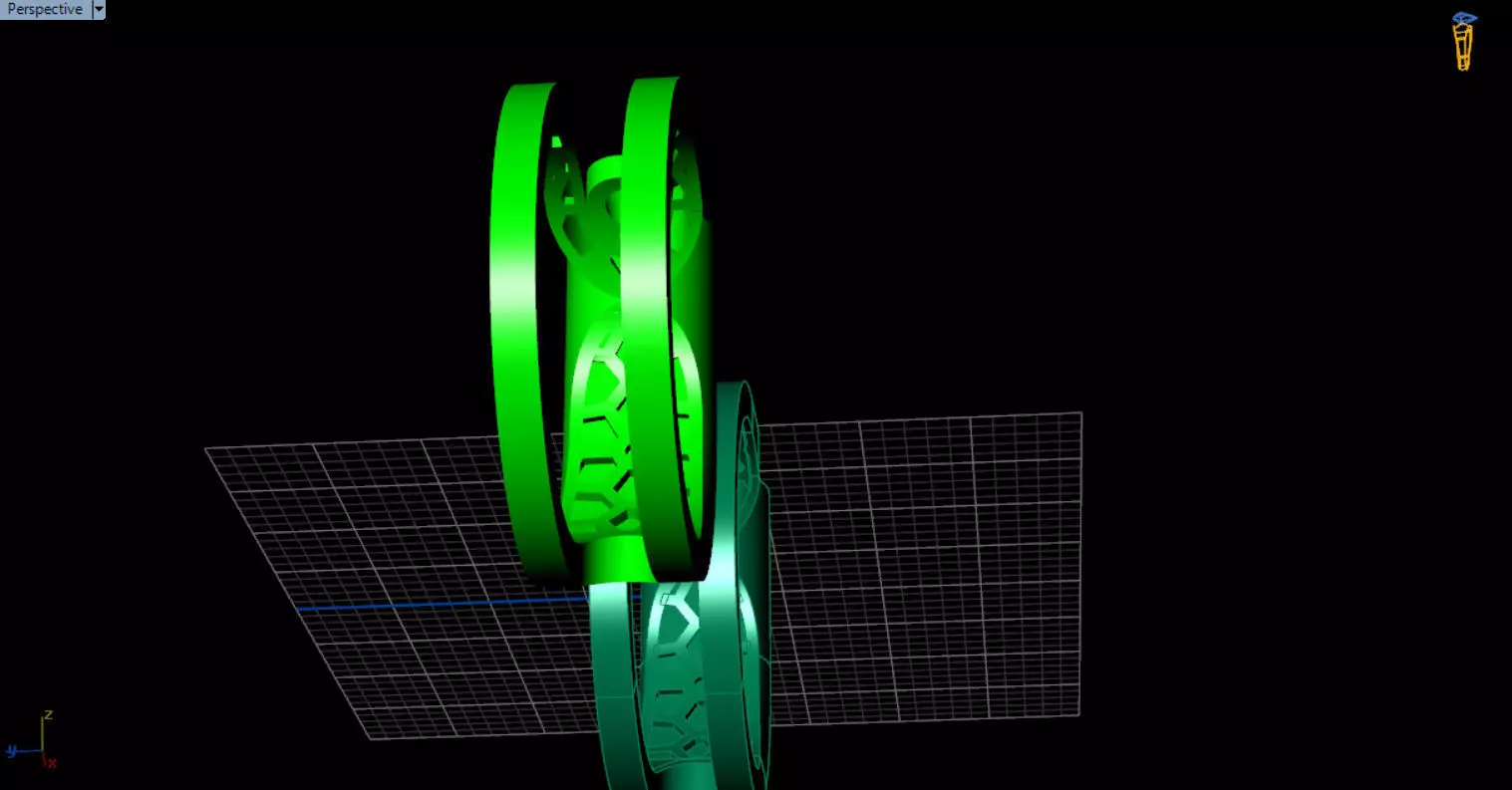 modern geometric ring 3D print model_39