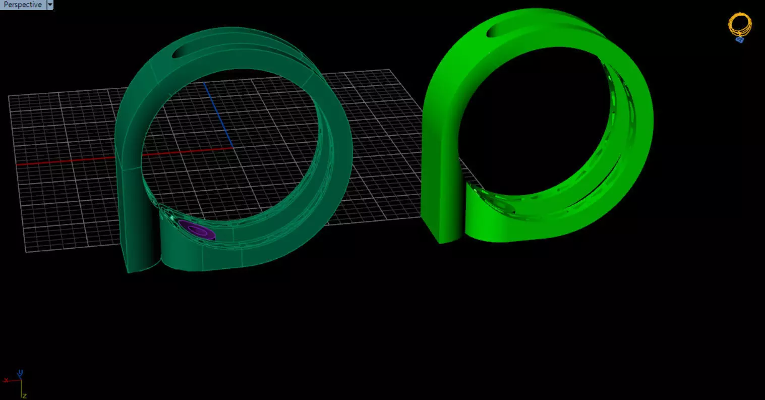 modern geometric ring 3D print model_55