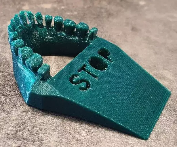 Bite Grip Door Stop Wedge  3D print model_0