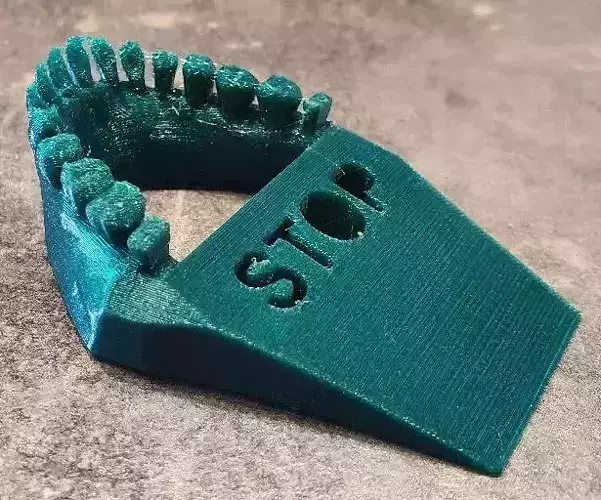 Bite Grip Door Stop Wedge  3D print model