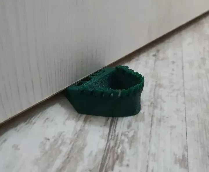 Bite Grip Door Stop Wedge  3D print model_2