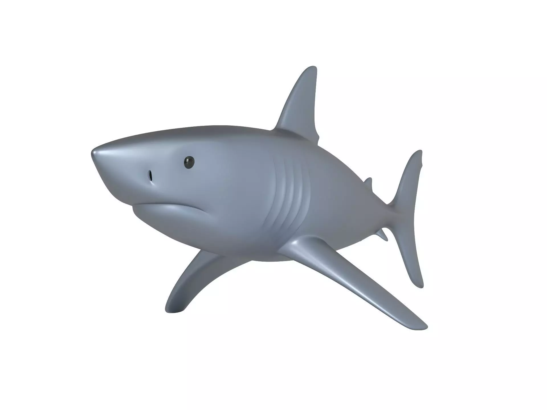Shark 3D print model_7