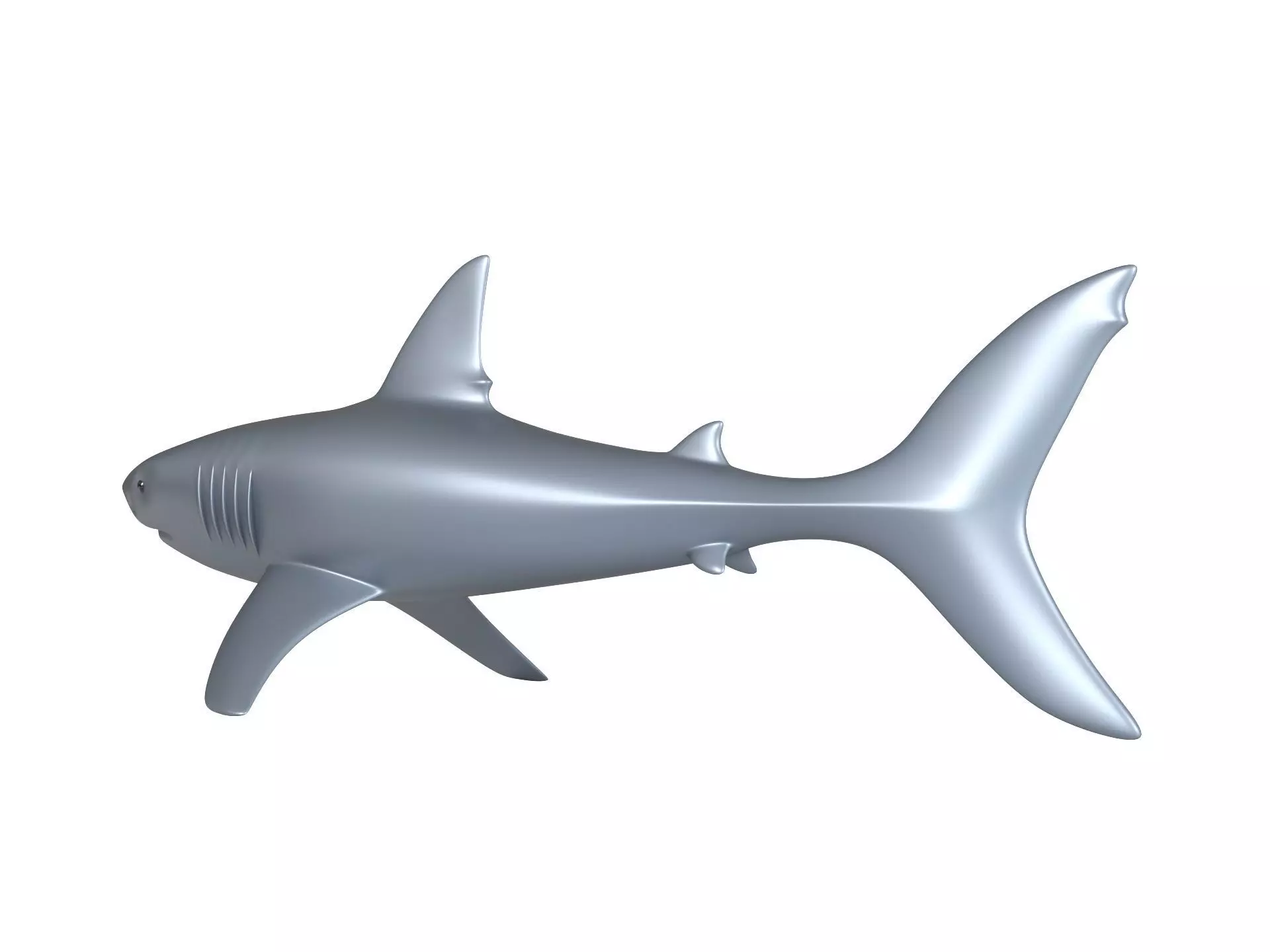 Shark 3D print model_9