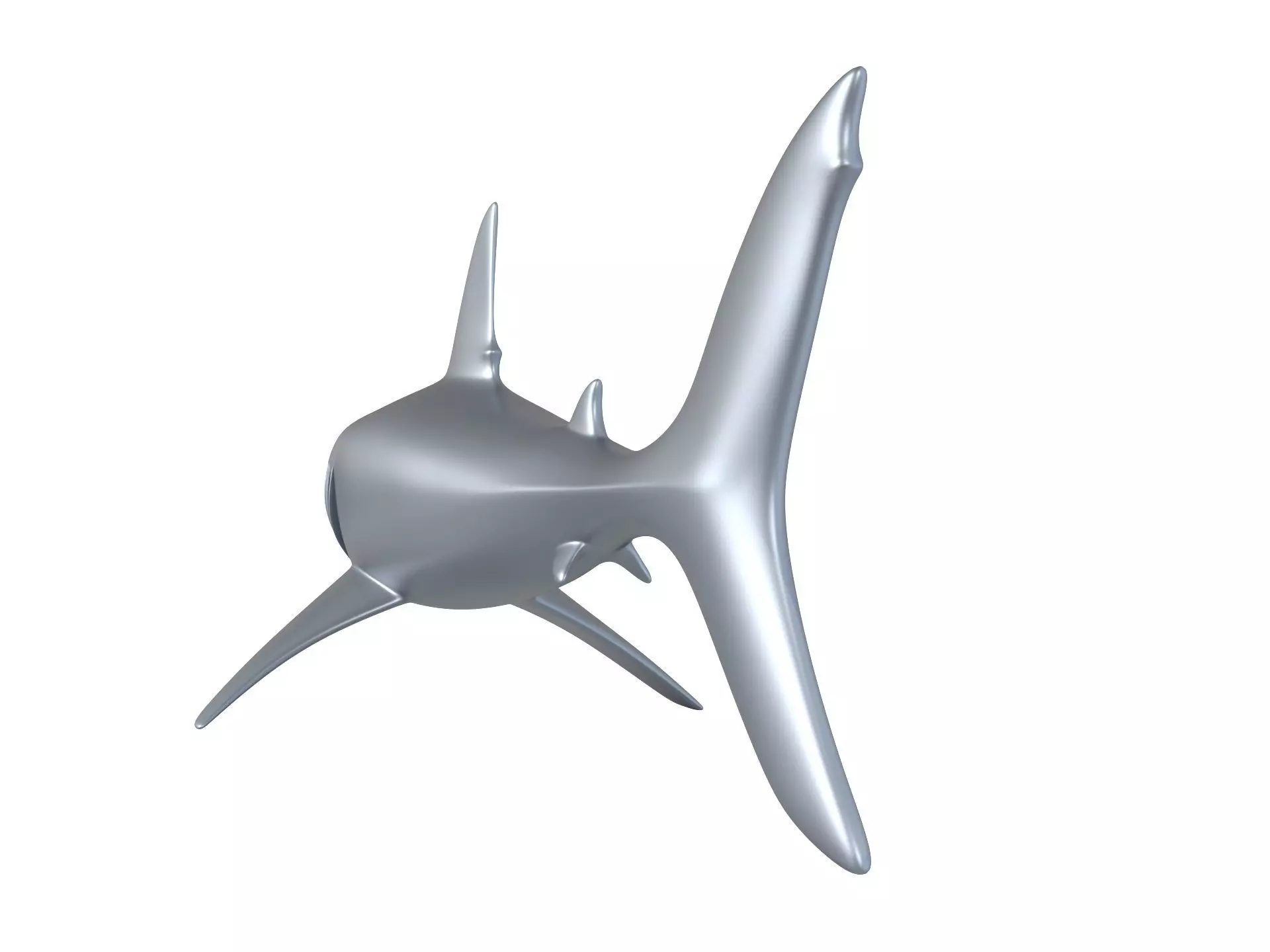 Shark 3D print model_10