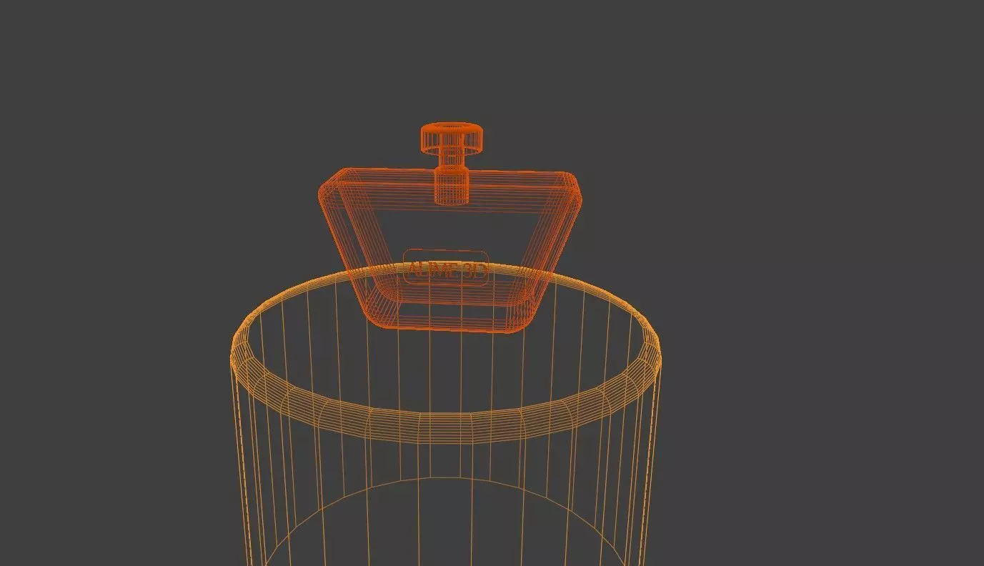 Luxury 3D Perfume Bottle Realistic Glass Product Visualization 3D model_3