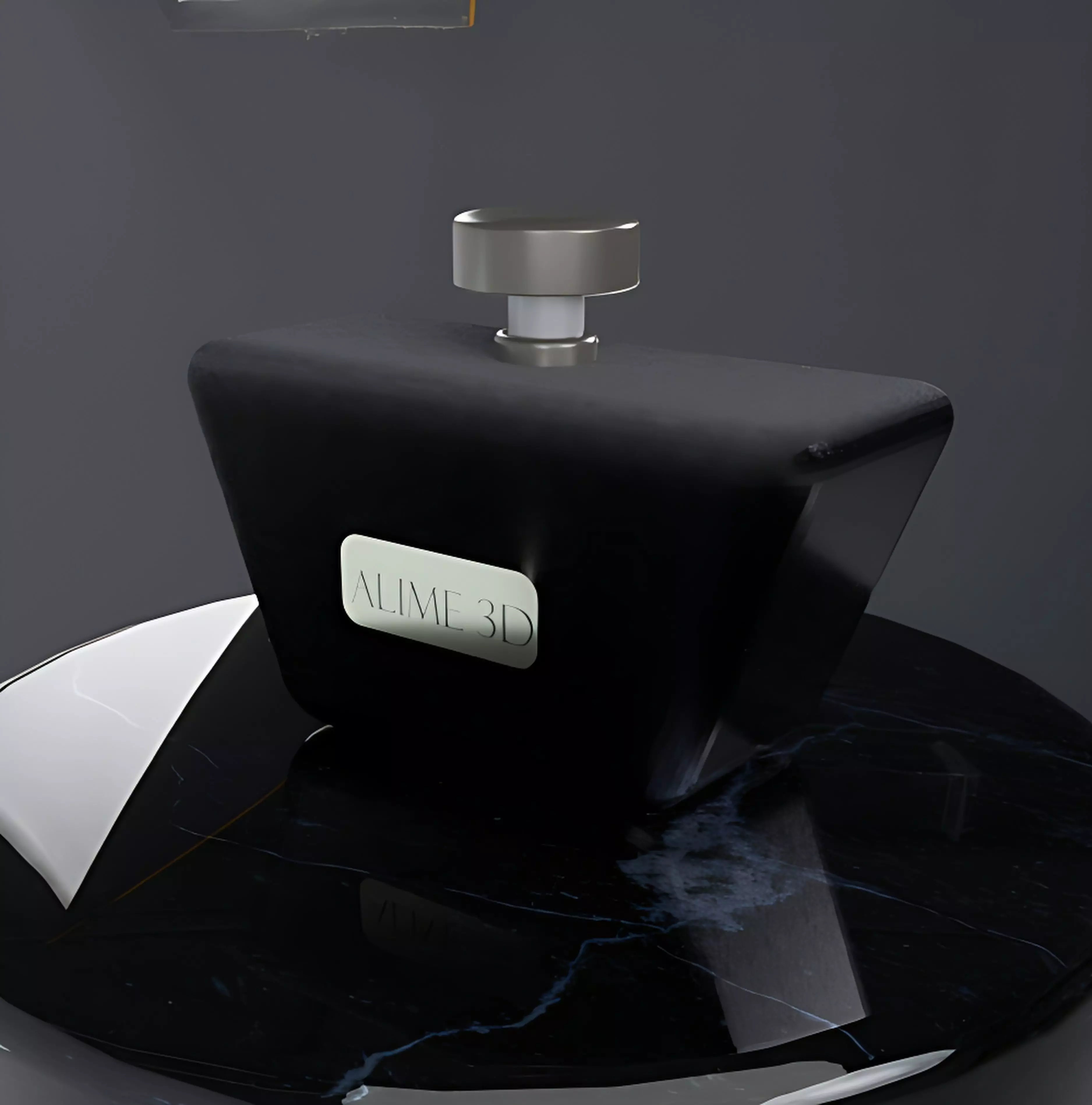 Luxury 3D Perfume Bottle Realistic Glass Product Visualization 3D model_1