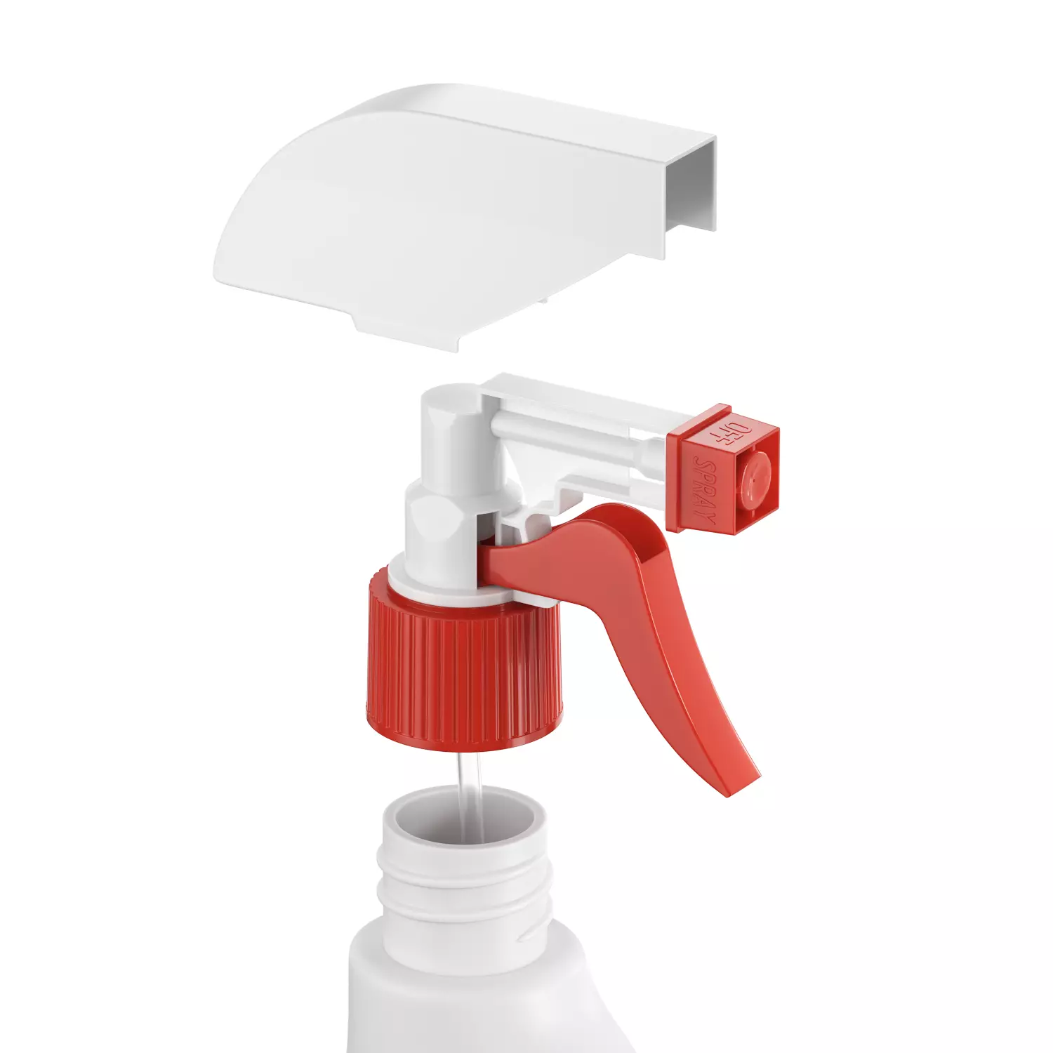 Bottle with trigger 3D model_2