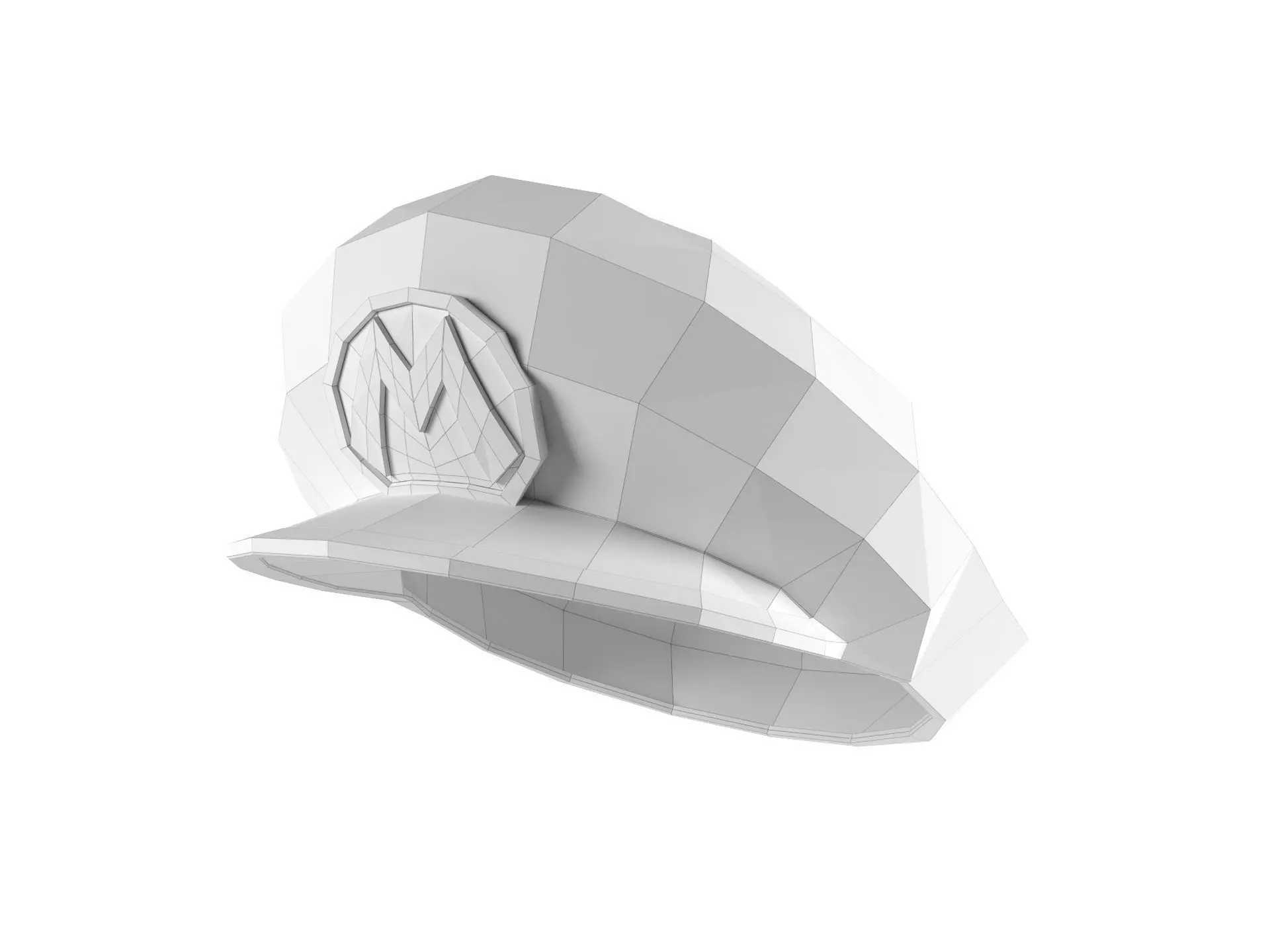 Mario Cap 3D print model_2