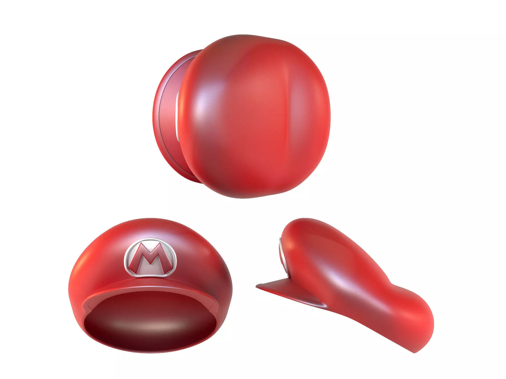 Mario Cap 3D print model_4