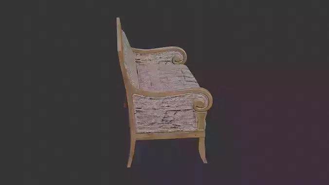 Elegant Wooden Frame Sofa