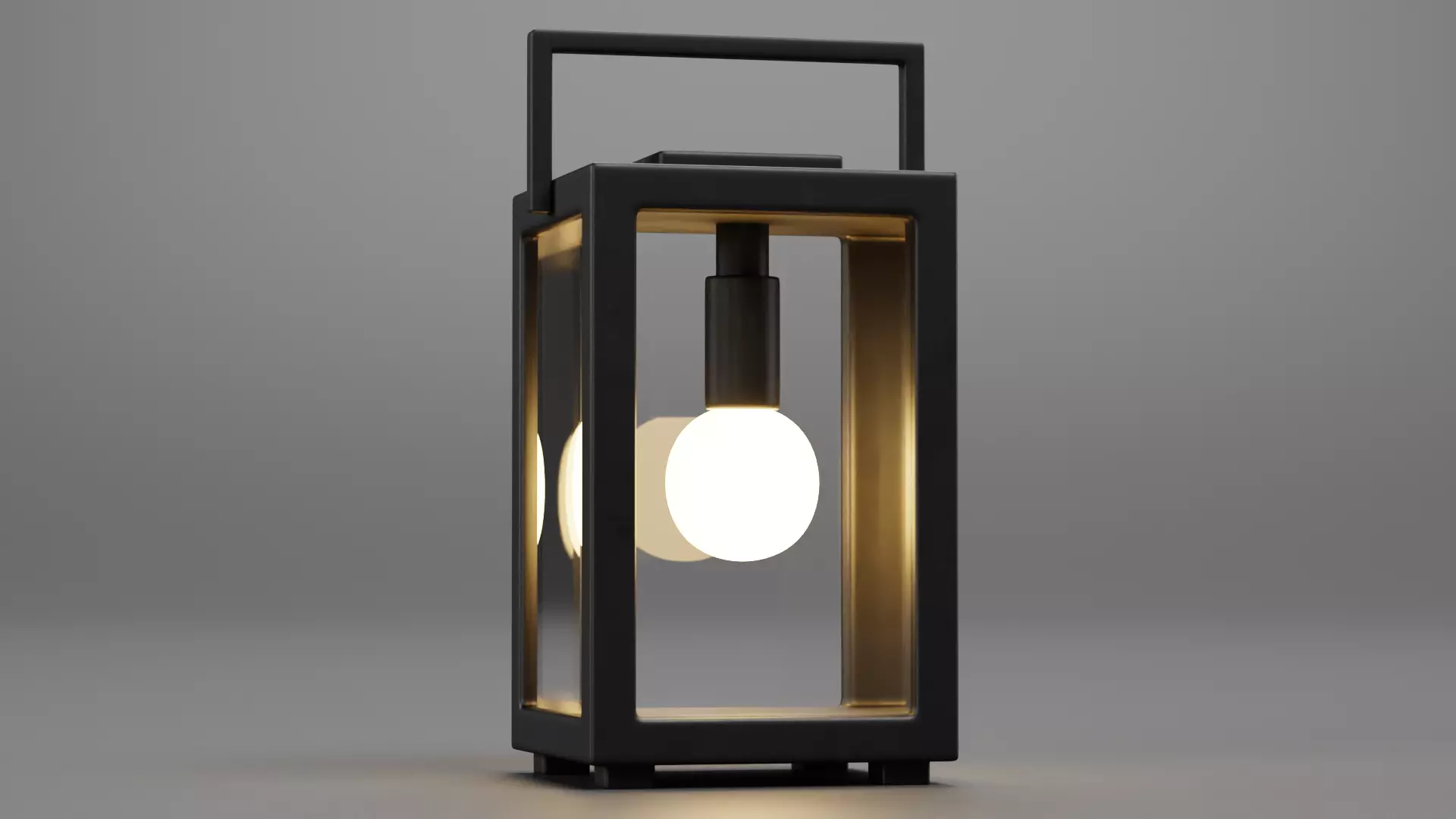 Modern Lantern Collection Low-poly 3D model_9