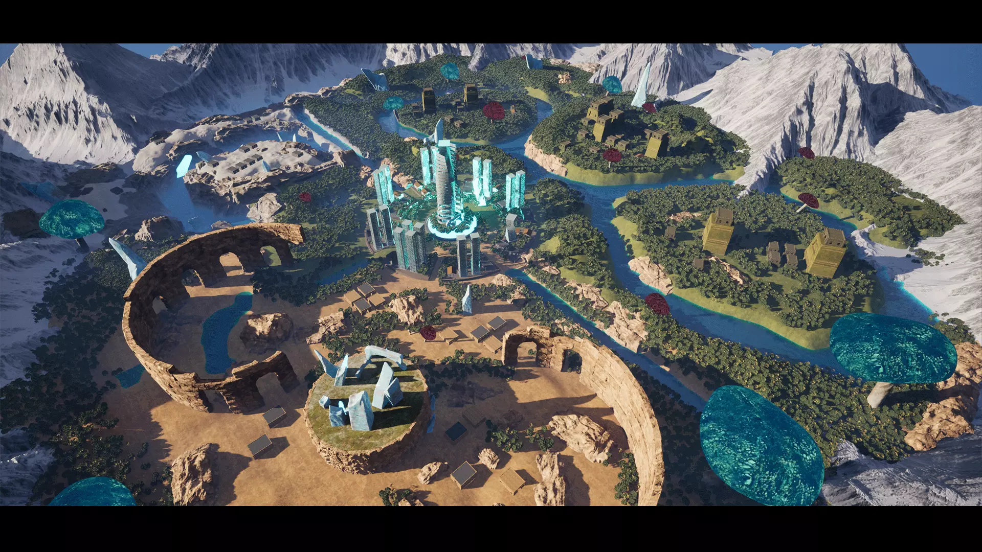 EcoCraft World Environment Unreal Kit Low-poly 3D model_0