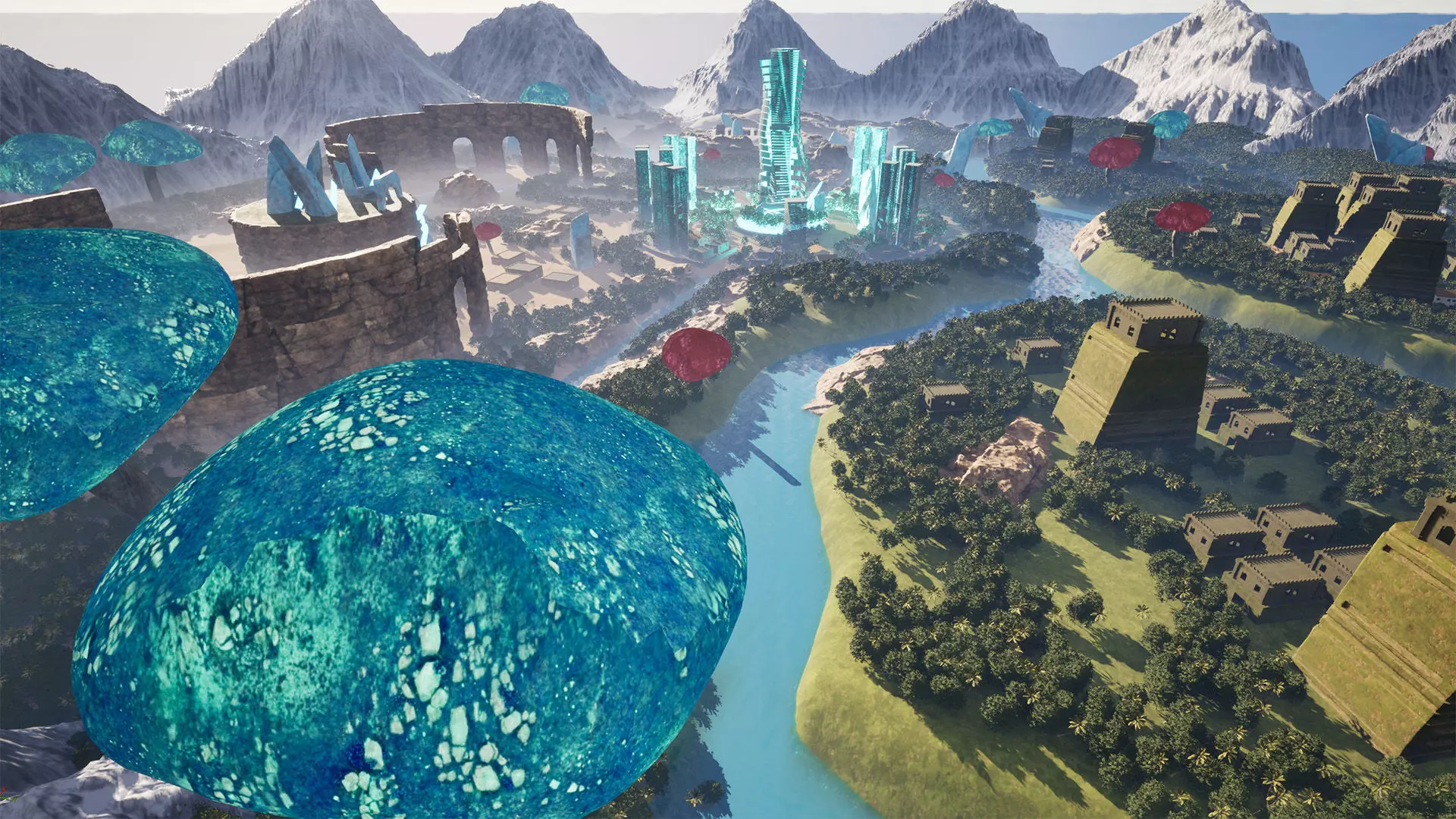 EcoCraft World Environment Unreal Kit Low-poly 3D model_2