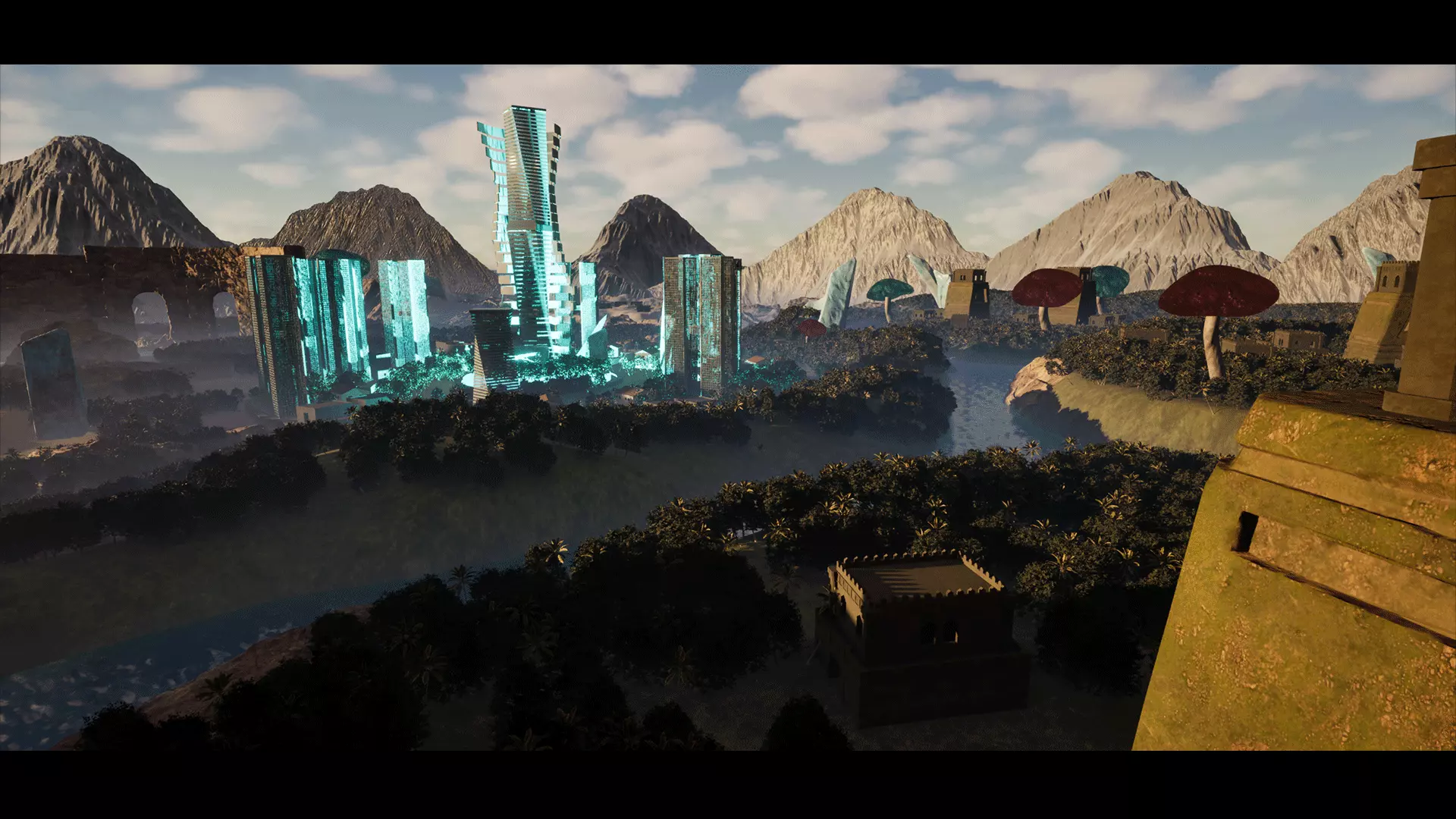 EcoCraft World Environment Unreal Kit Low-poly 3D model_8