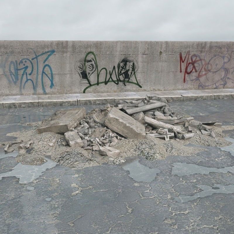 rubble 059 am165 3D model_1