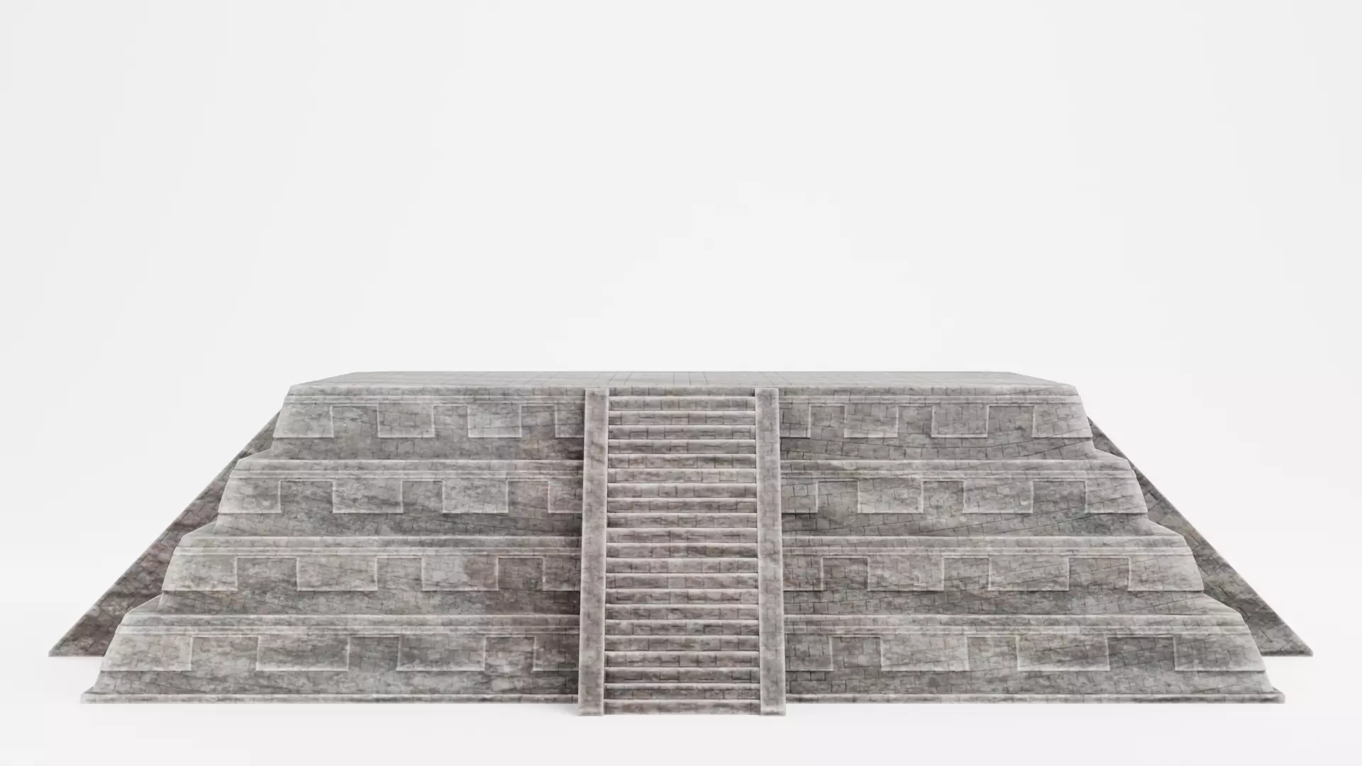 -Mayan Pyramid V3- 3D model_1