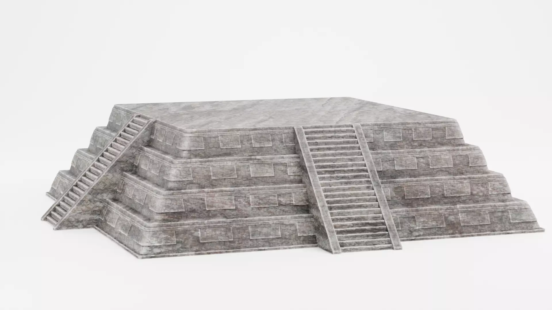 -Mayan Pyramid V3- 3D model_0