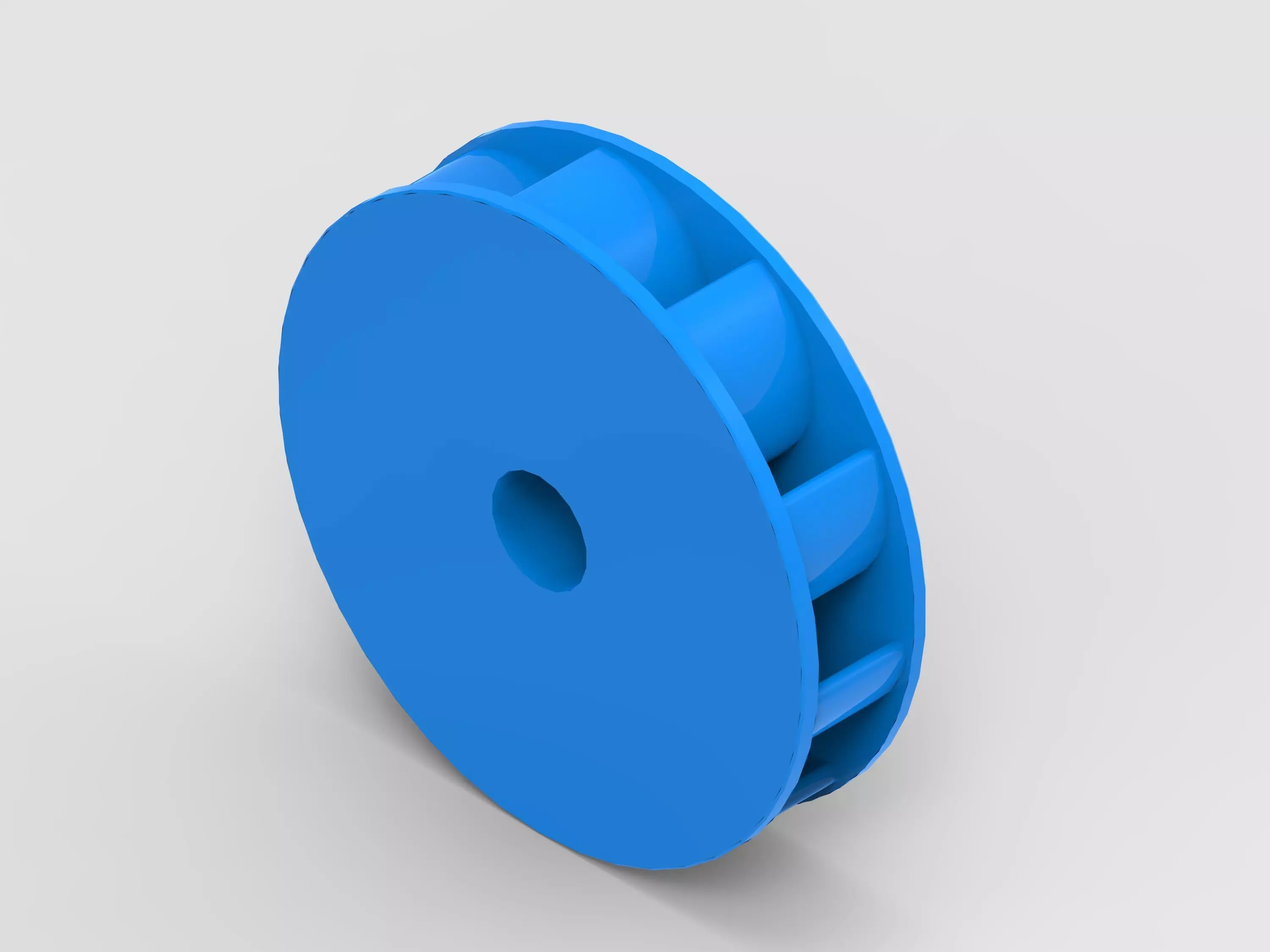 Impeller 3D print model_3